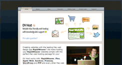 Desktop Screenshot of dvhost.com